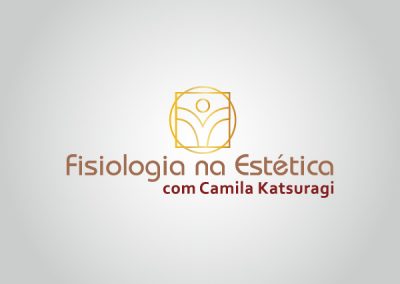 Criação de Logo para o curso Fisiologia na Estética da Dra. Camila Katsuragi