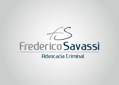 Criação de Logo para o Frederico Savassi Advocacia Criminal